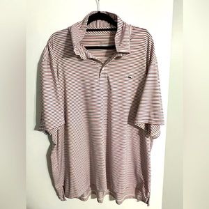 Red white and blue Vineyard Vines performance polo